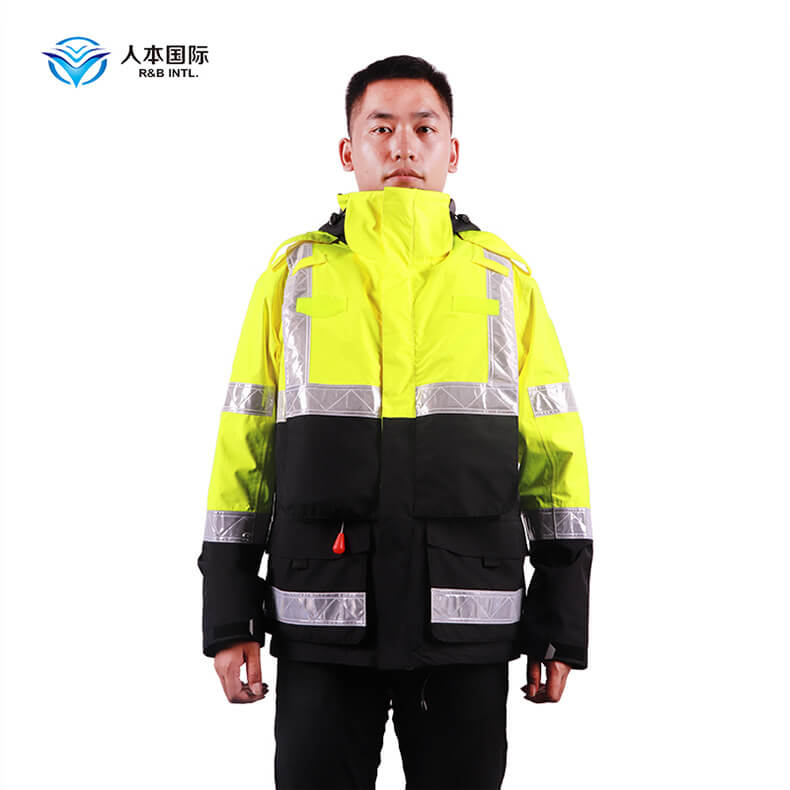 水上自動(dòng)充氣救援衣展示